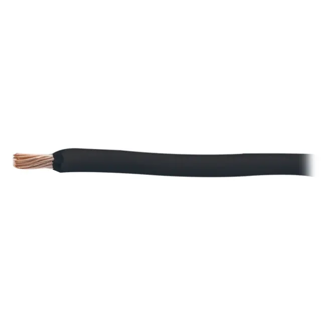 [SLY-343-BLK] Cable de Cobre Recubierto THW-LS Calibre 1/0 AWG 19 Hilos Color Negro ( Venta por Metro )