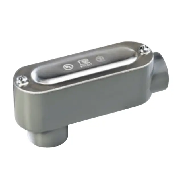 [OLB-0078C] Caja oval roscada tipo LB de 1 1/2" (38.1mm) incluye tapa y tornillos.