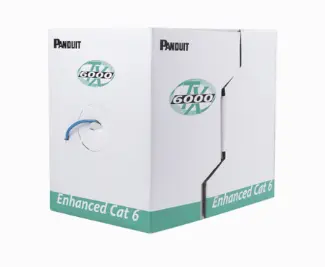 [PUC6004BU-FE] Bobina de Cable UTP 305 m. de Cobre, TX6000™ PanNet, Reelex, Azul, Categoría 6 Mejorado (23 AWG), PVC (CM), de 4 pares